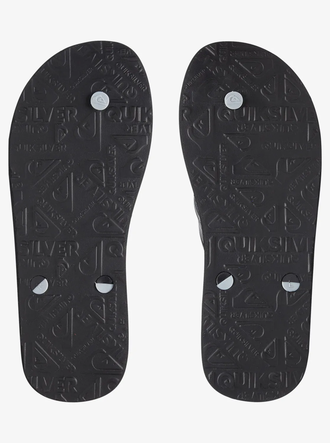 Haleiwa Flip-Flops - Black/Grey/Black