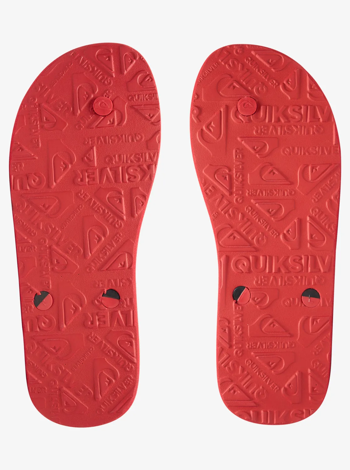 Haleiwa Flip-Flops - Black/Red/Green