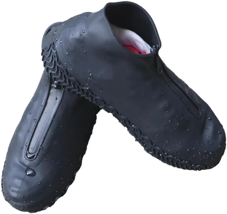 HANABASS 1 Pair Anti-Skid Shoes Cover Rain Boots Cover Waterproof Cover Shoes Protective Cover Outdoor