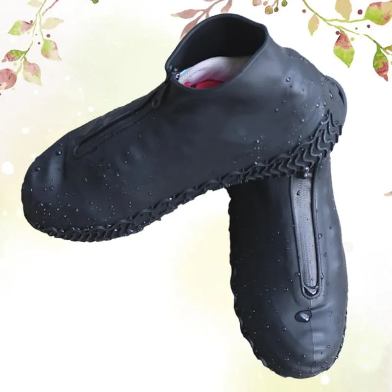 HANABASS 1 Pair Anti-Skid Shoes Cover Rain Boots Cover Waterproof Cover Shoes Protective Cover Outdoor