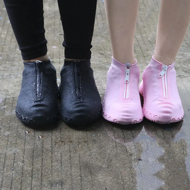 HANABASS 1 Pair Anti-Skid Shoes Cover Rain Boots Cover Waterproof Cover Shoes Protective Cover Outdoor