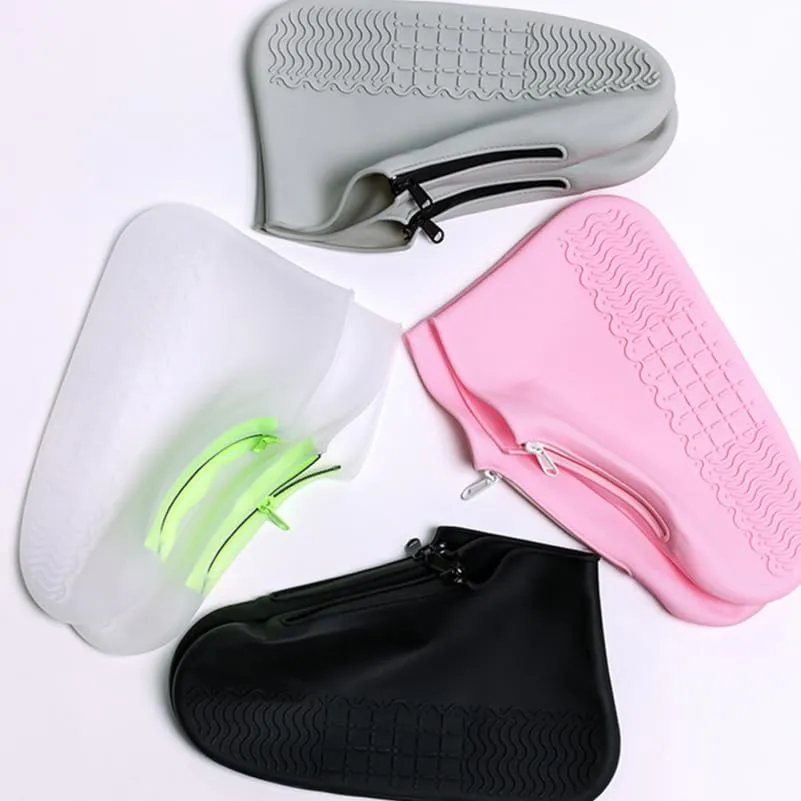 HANABASS 1 Pair Anti-Skid Shoes Cover Rain Boots Cover Waterproof Cover Shoes Protective Cover Outdoor