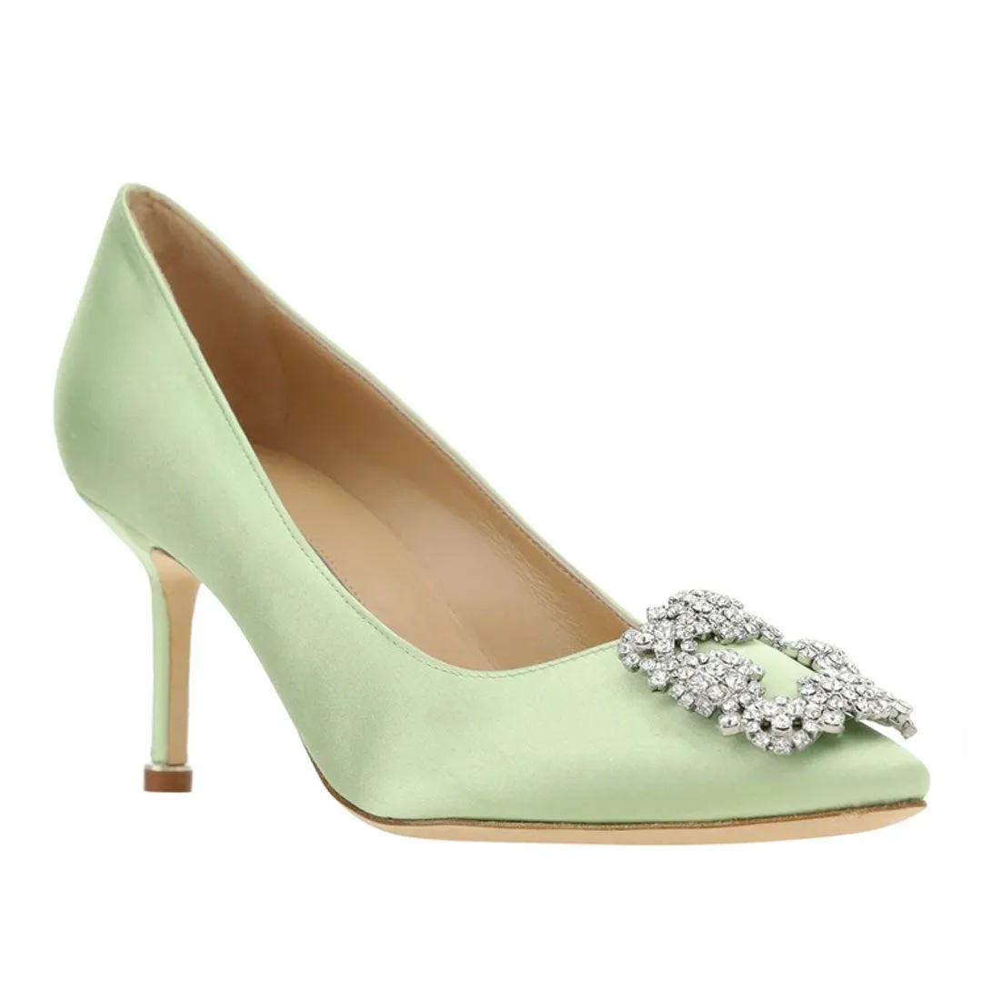Hangisi Light Green 70mm Pumps