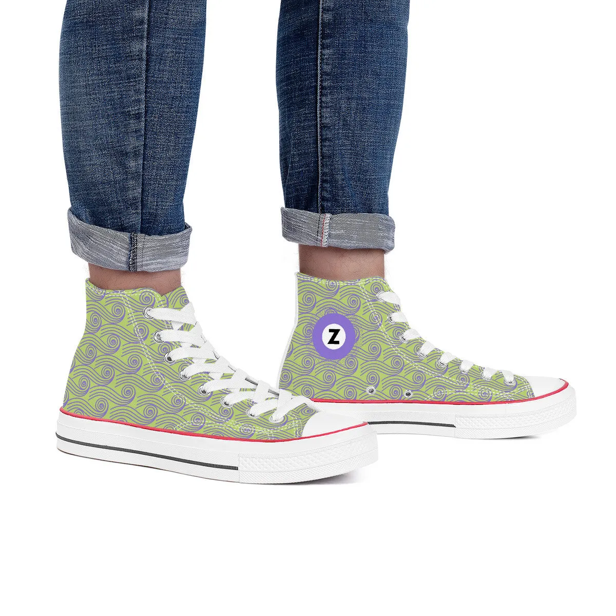 Hanzōmon Line High Top Canvas Shoes