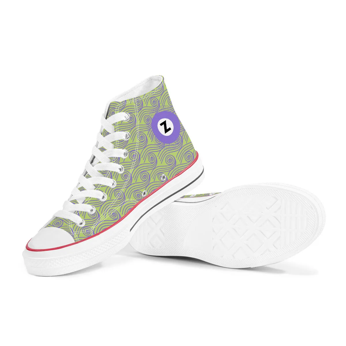 Hanzōmon Line High Top Canvas Shoes
