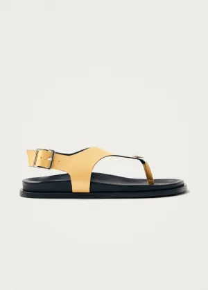 Harbor Onix Vanilla Leather Sandals