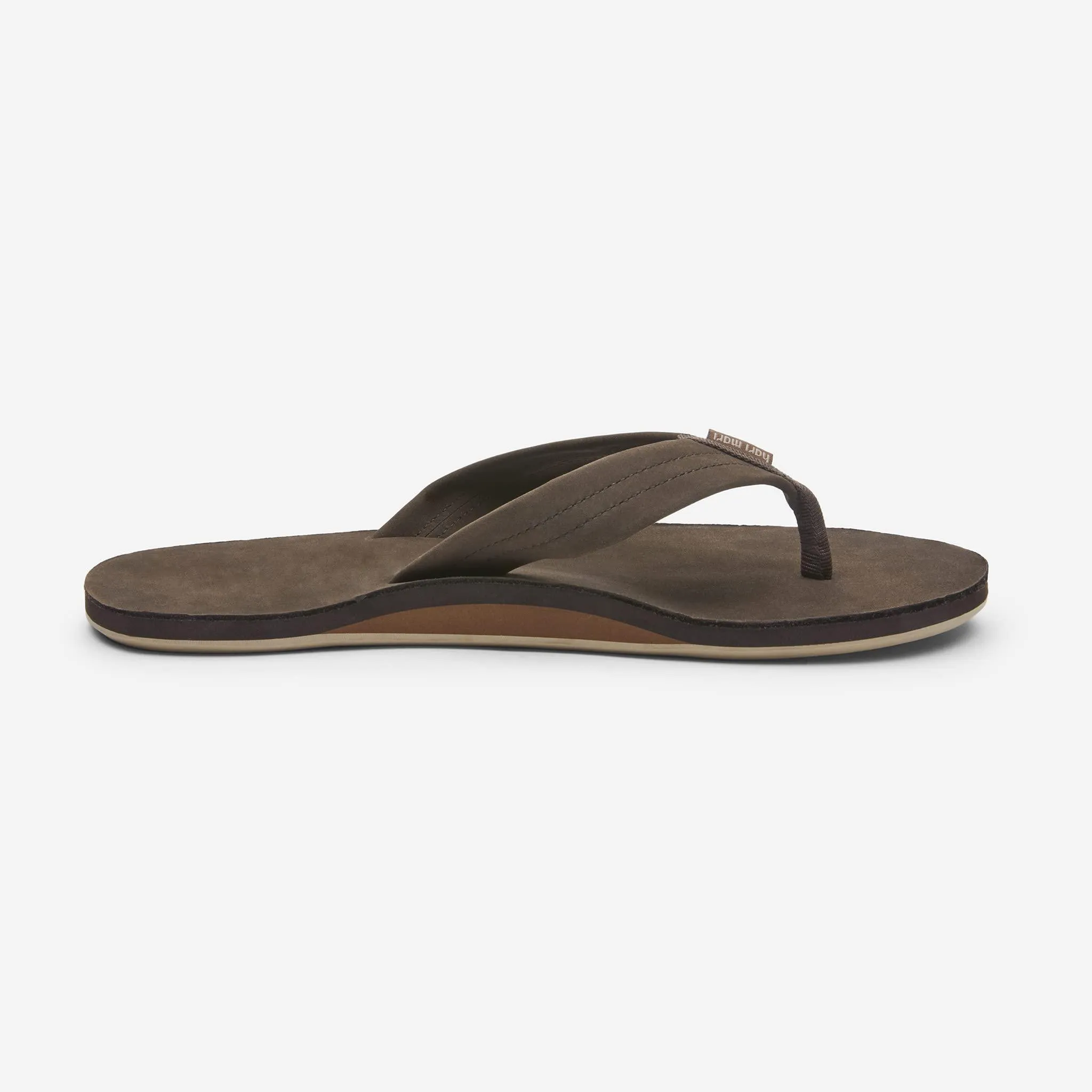 Hari Mari Men's Fields Tan/Olive Size 10 Memory Foam and Arch Support Flip Flops