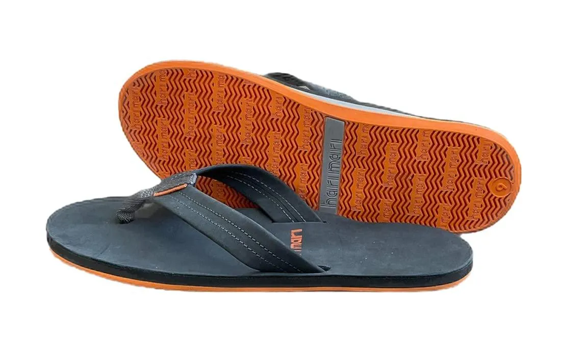 Hari Mari Men's Fields Tan/Olive Size 10 Memory Foam and Arch Support Flip Flops