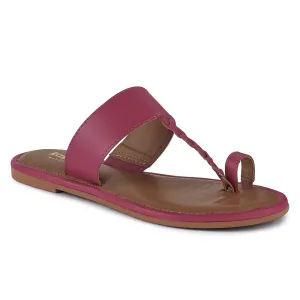HARRIS Toe Ring Braided Slip Ons