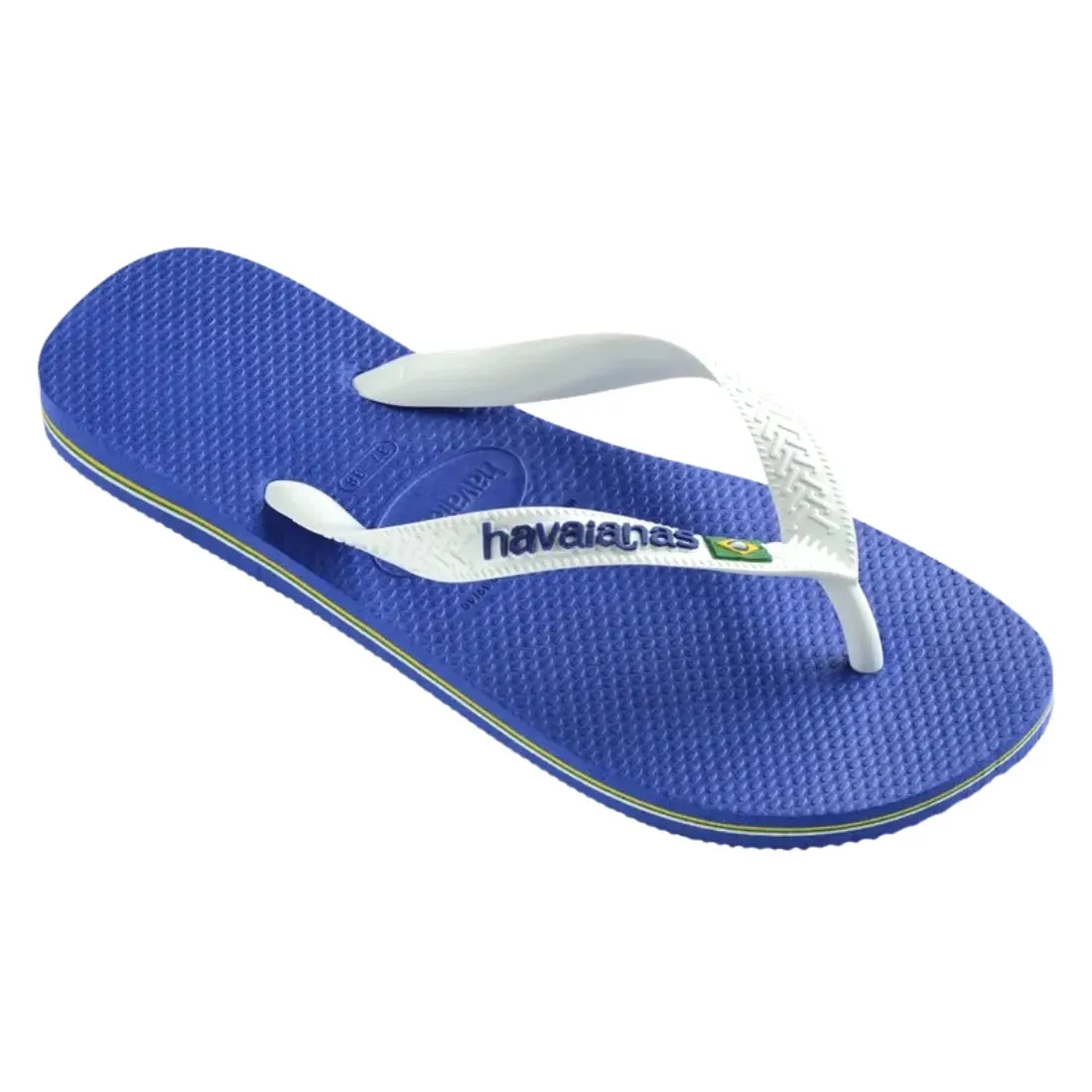Havaianas Brasil Logo Flip Flop - Marine Blue
