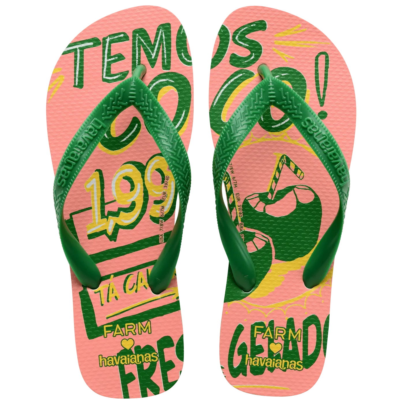 Havaianas Farm Rio Coconut Flip Flops
