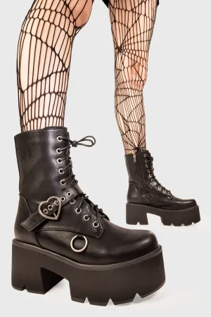 Heartless Chunky Platform Boots