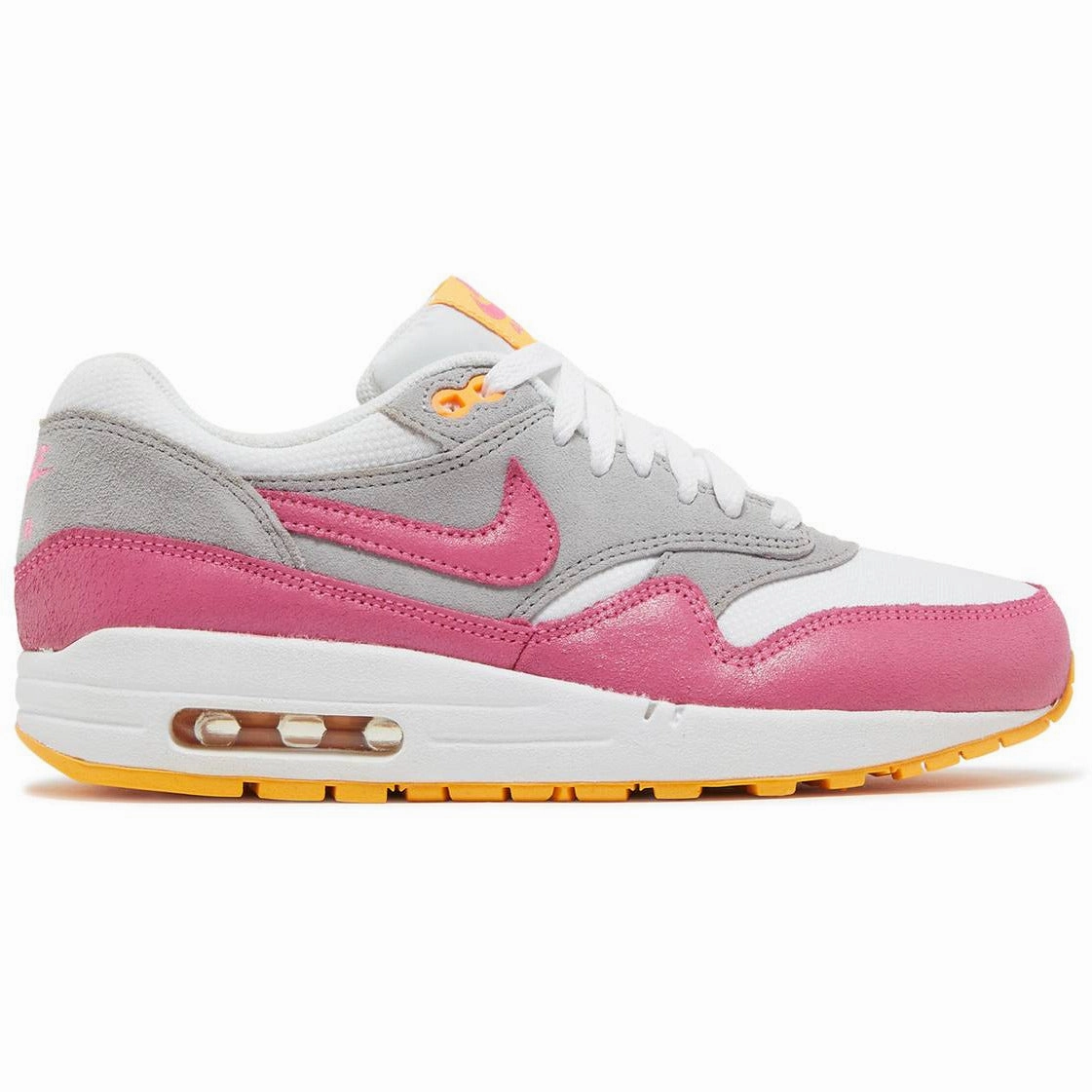 Air Max 1 Essential "Pink & Atomic Mango" (Wmns) Reinforced Heel Cup Street Active