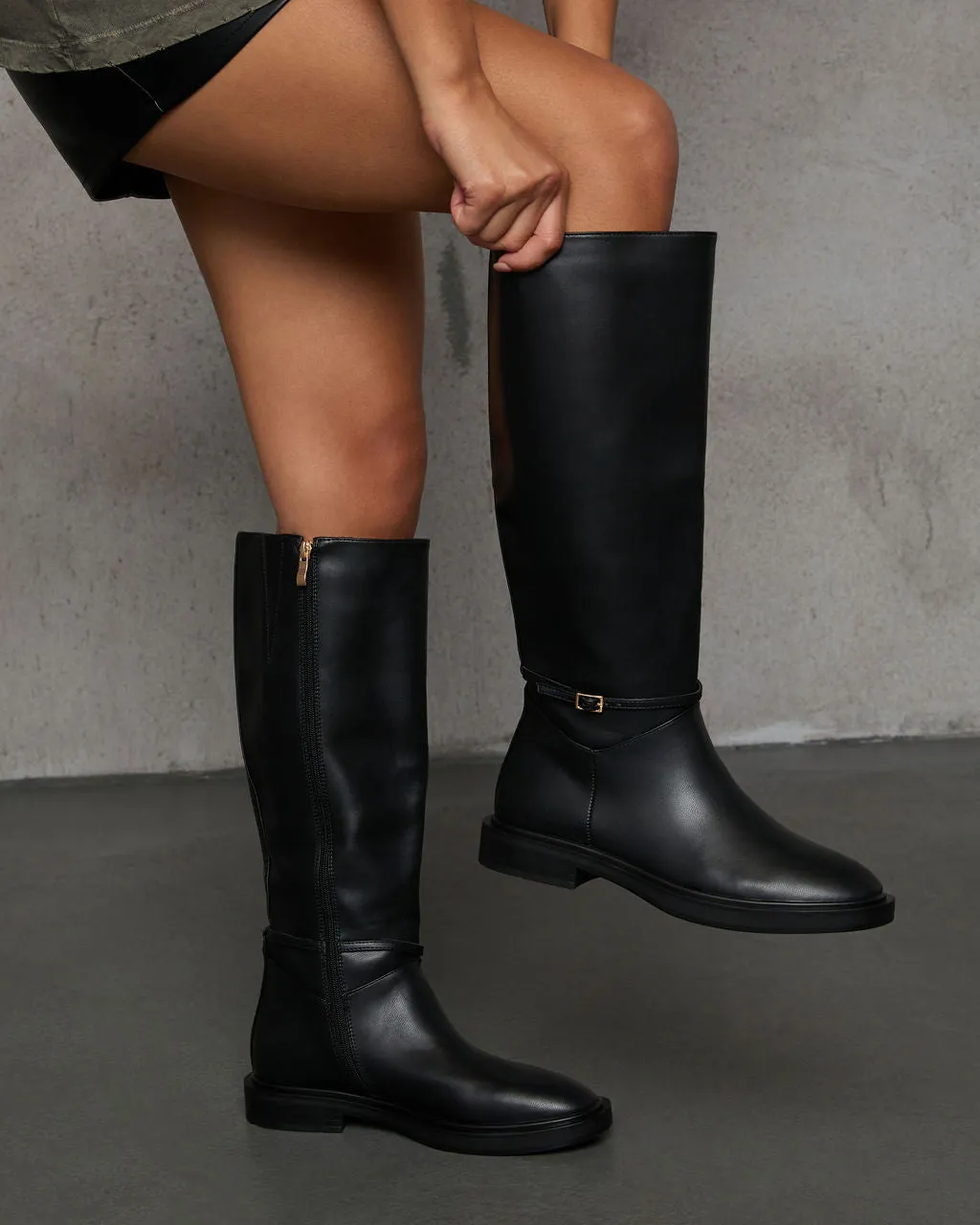 Henly Flat Knee High Boots