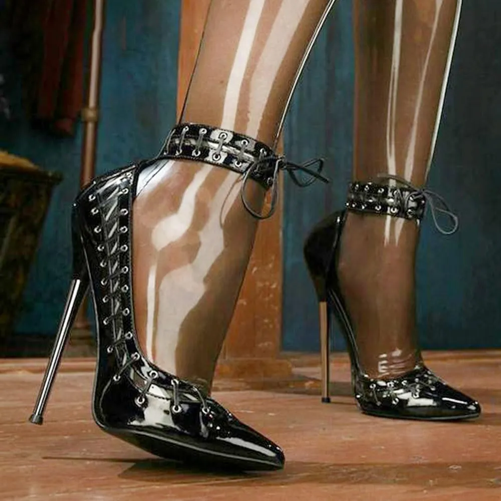 High Heels 13cm Patent Leather Models Stage Dress High Heels