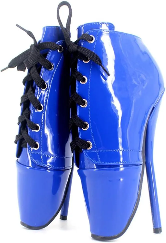 High Heels 18cm Ballet Strappy Shoes-blue||39