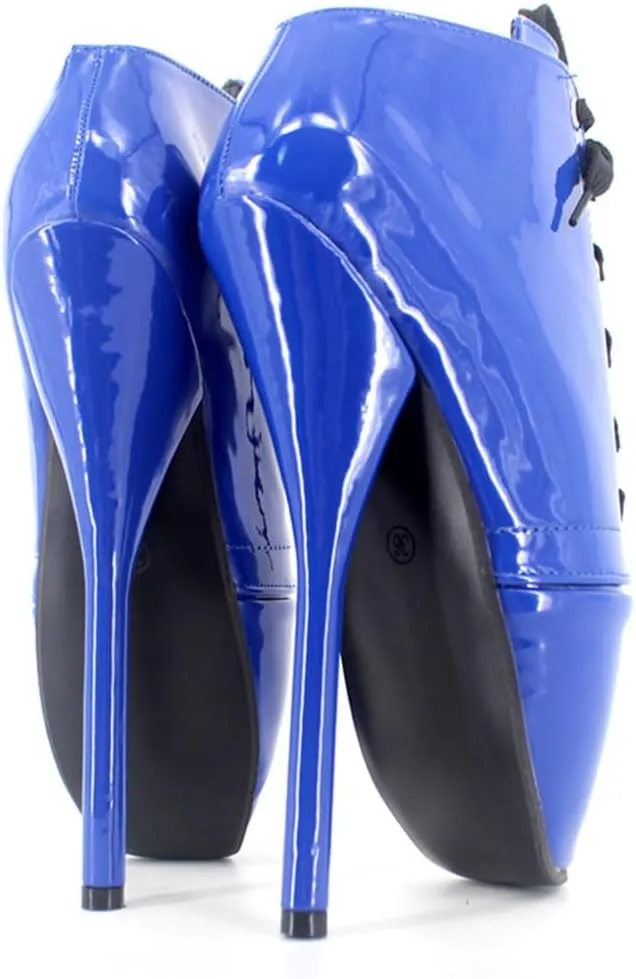 High Heels 18cm Ballet Strappy Shoes-blue||39