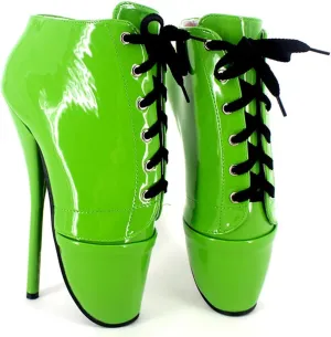 High Heels 18cm Ballet Strappy Shoes-green||39