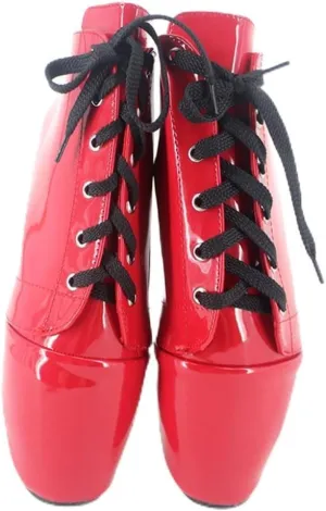 High Heels 18cm Ballet Strappy Shoes-red||39
