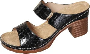 High Heels Chunky Block Platform Heels Ankle Strap Comfortable Sandals