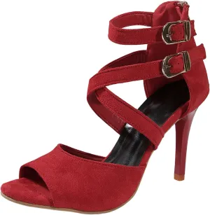 High Heels Pumps Fish Mouth Stiletto Ladies High Heels Fashionable Casual Solid Color Outdoor Wear Hollow