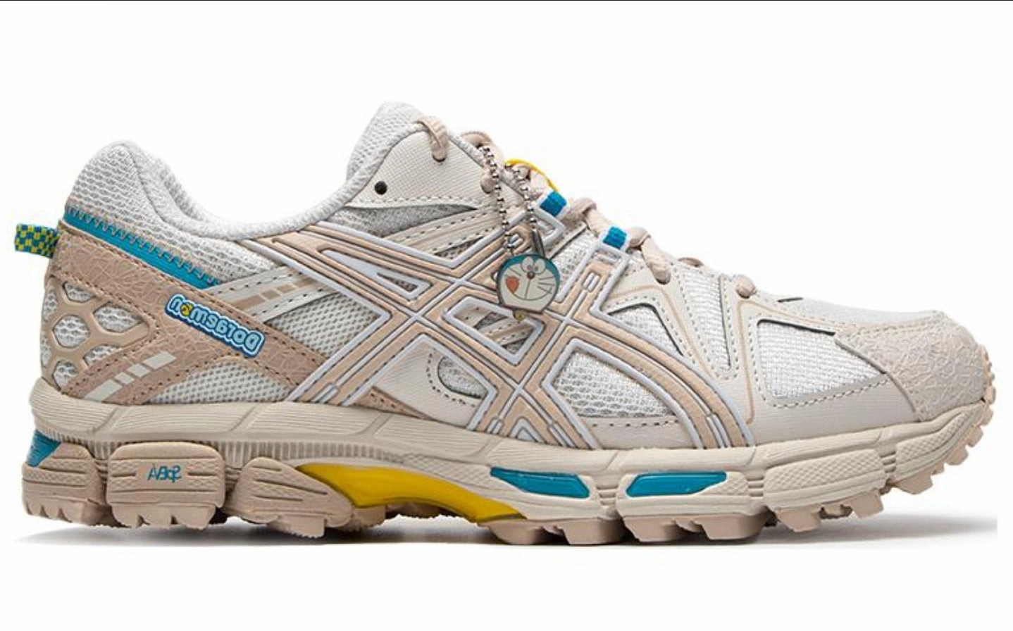 ASICS Gel-Kahana 8 'White Pale Taupe' interval training shoes