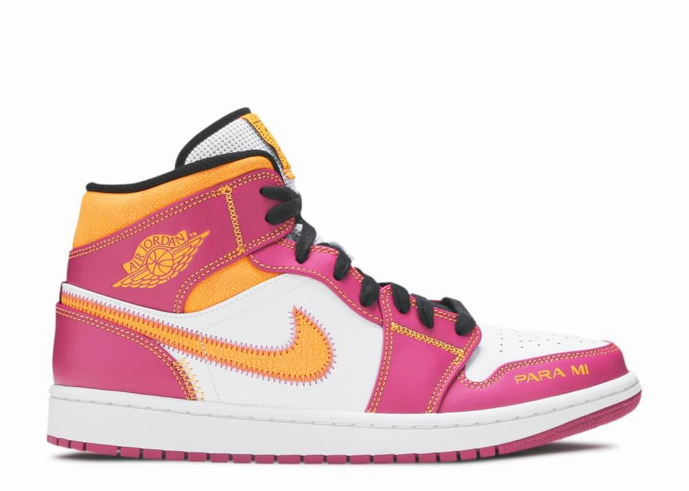 Jordan 1 Mid Dia De Los Muertos Pointed Toe Smooth Step
