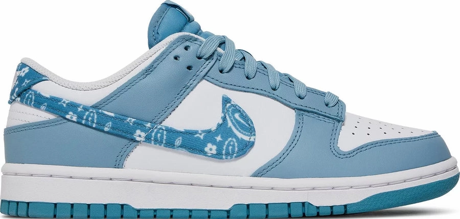 Dunk Low 'Blue Paisley' synthetic upper versatility zipper - closure running shoes