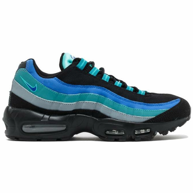Air Max 95 ??Black Hyper Cobalt?? Glam stability