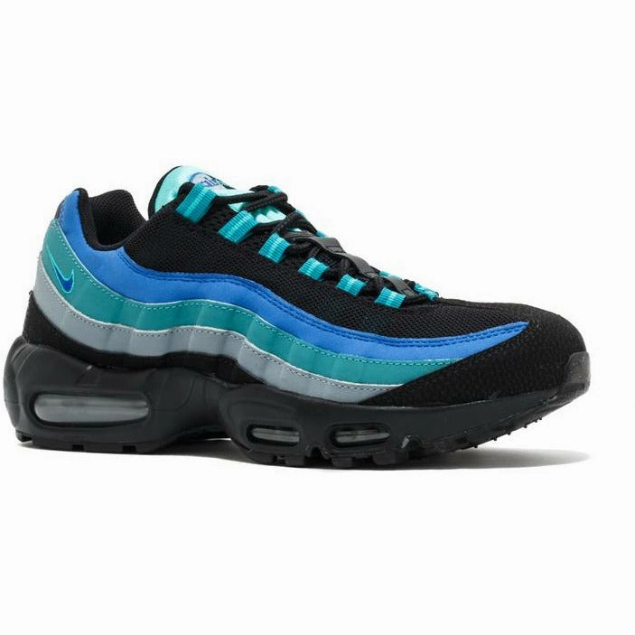 Air Max 95 ??Black Hyper Cobalt?? Street Power Non Slip Outsole Patterns