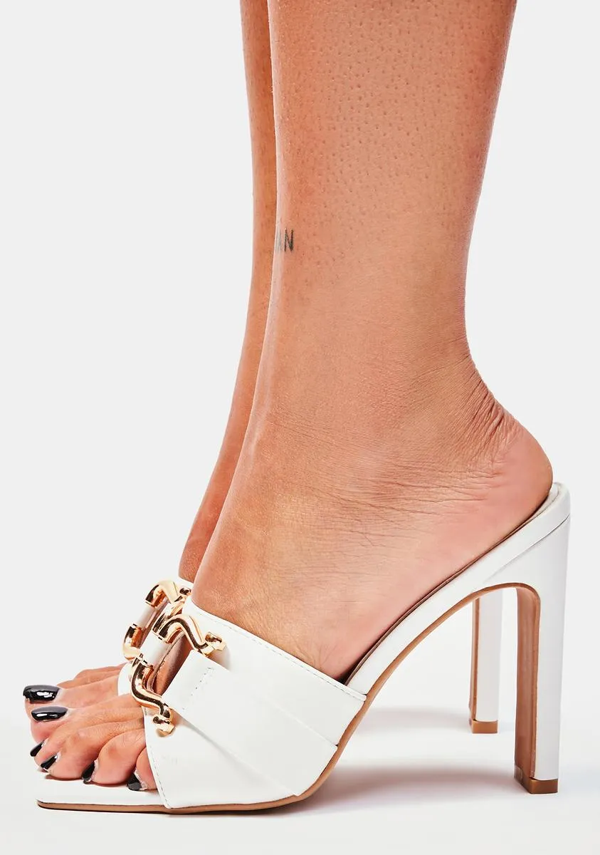 Icy I've Got Class Peep Toe Heels