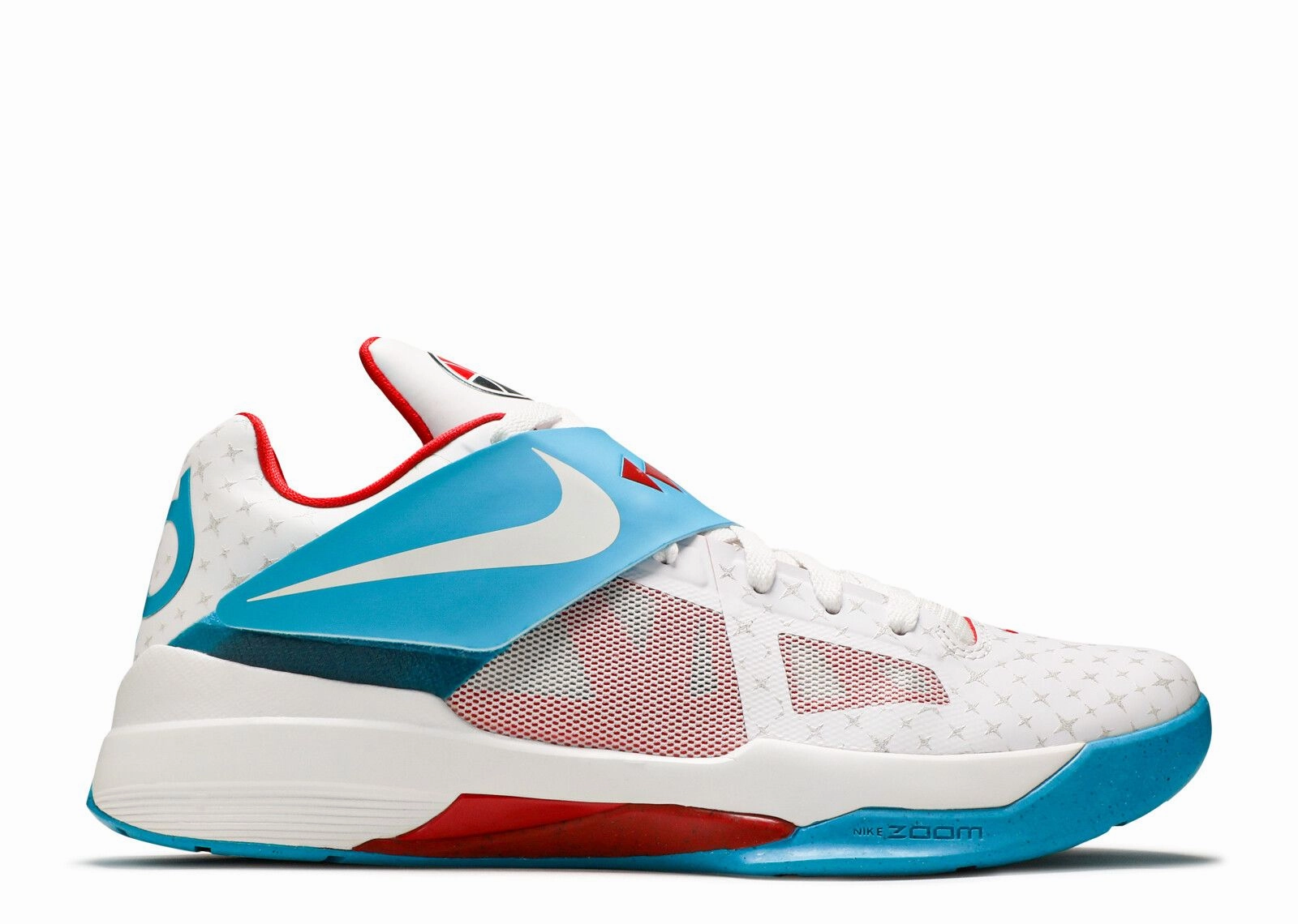 Nike KD 4 N7 White Quick Cut Build Enhanced Ankle Support