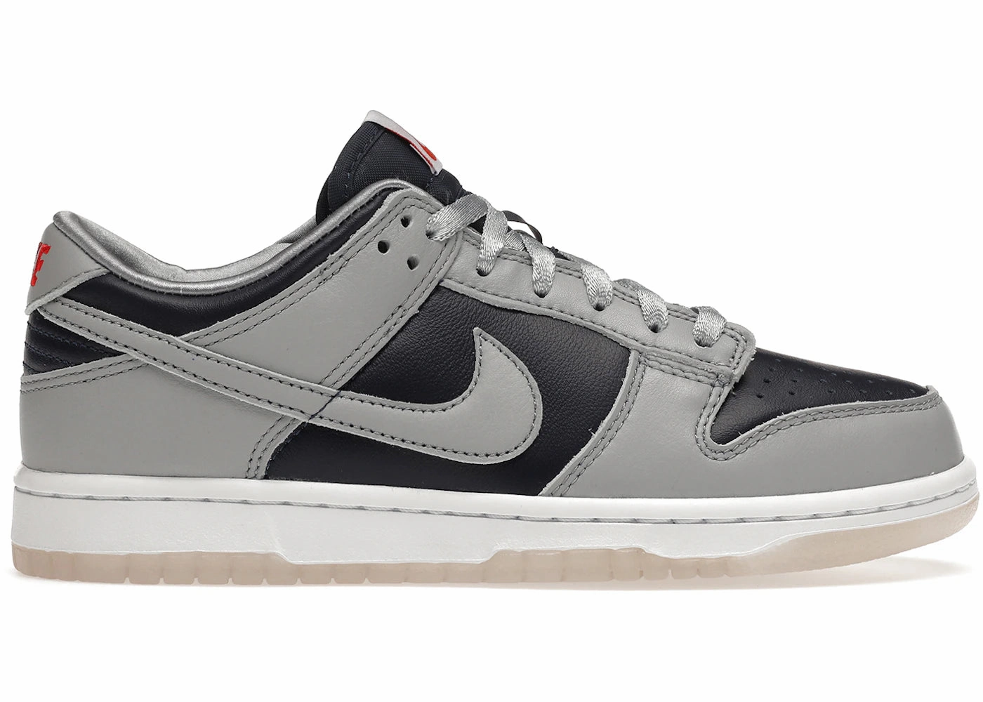 Nike Dunk Low College Navy Grey (Women's) cross - country running in a ice field area shoes