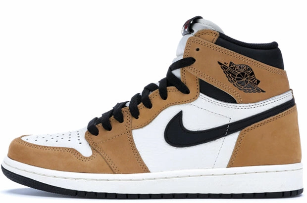 Ultra Cushioned Collar Knit Fabric Construction Air Jordan 1 Retro 'Rookie of the Year'