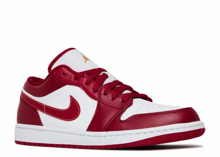 running in international races shoes Jordan 1 Low Cardinal Red
