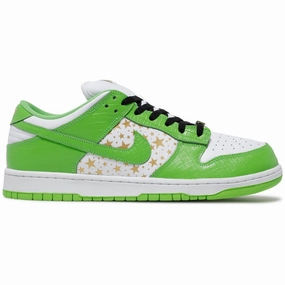 high - performance shoe ability running with a GPS tracker Supreme x Dunk Low SB Qs 'Mean Green' (2021)
