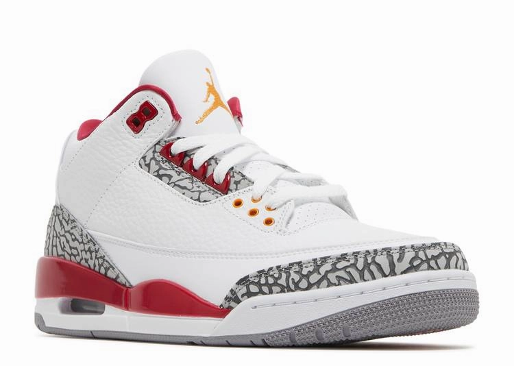reliable shoes Jordan 3 Retro Cardinal Red