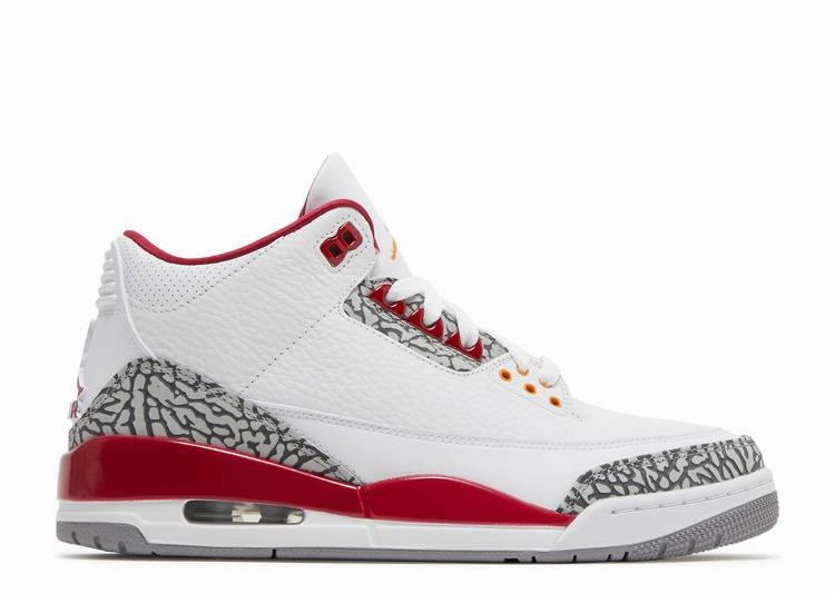Jordan 3 Retro Cardinal Red performance enhancing Trendy Shoes