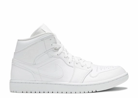 walking shoes Air Jordan 1 Mid "Triple White" (Wilmington Location)
