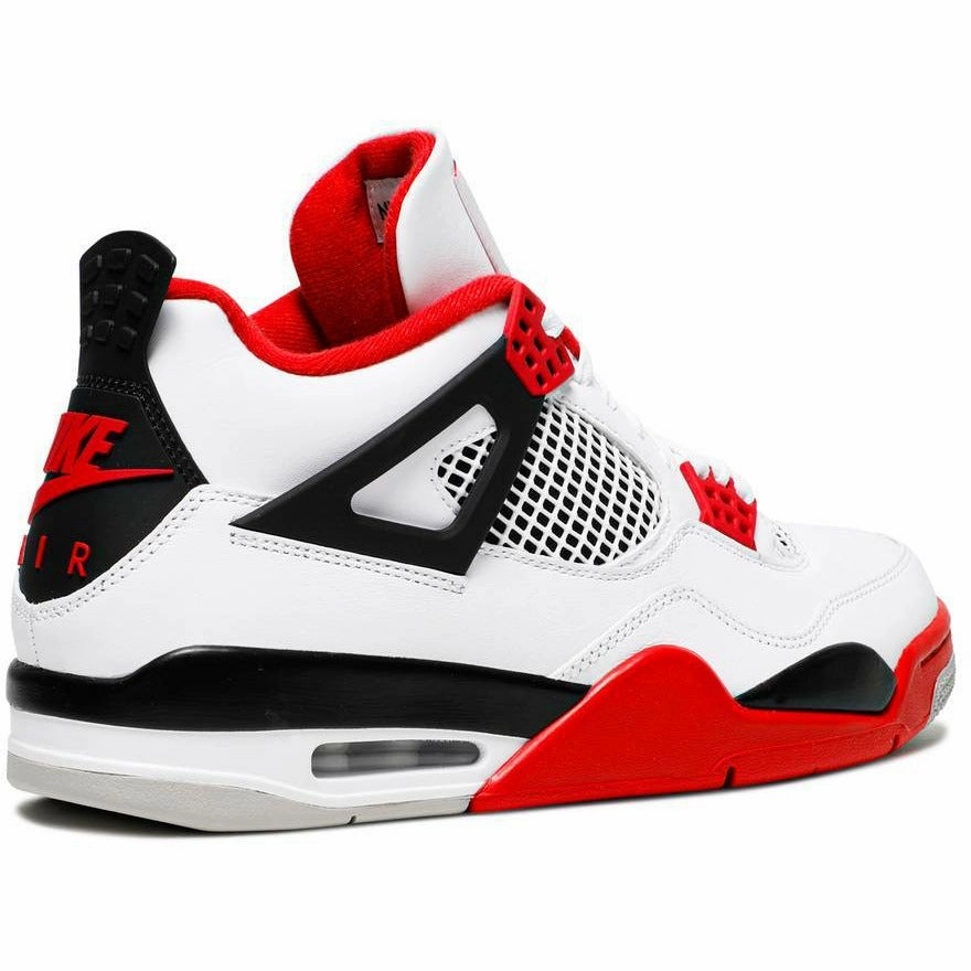 Superior Grip running in mud shoes Air Jordan 4 Retro "Fire Red" (2020)