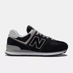 New Balance 574 Core 'Black/White' Rubber Outsole