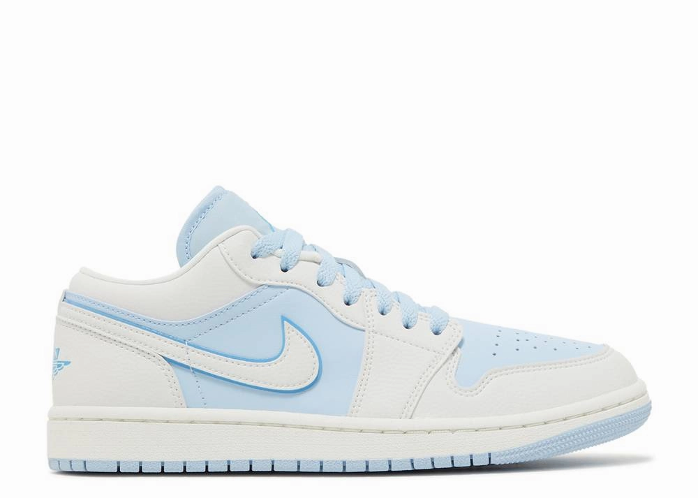 Ventilation Ports Slip   On Style Jordan 1 Low SE Reverse Ice Blue (W)