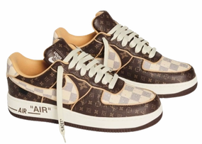 AF1 x OW by Virgil - Brown Monogram Abduction Guide