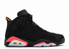Jordan 6 Retro Black Infrared (2019) Canvas Material Lateral Stabilizer