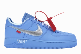 Airflow Optimized Structure Hygienic Footbed Coating AF1 X OW MCA University Blue