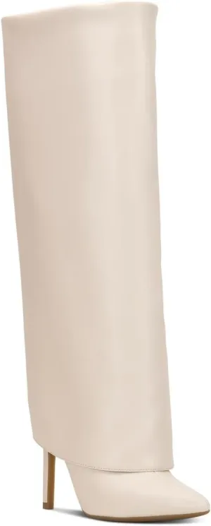 INC Womens Skylar Faux Leather Tall Knee-High Boots