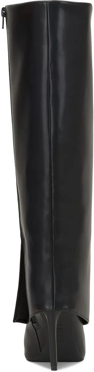 INC Womens SKYLARP Wide Calf Faux Leather Knee-High Boots