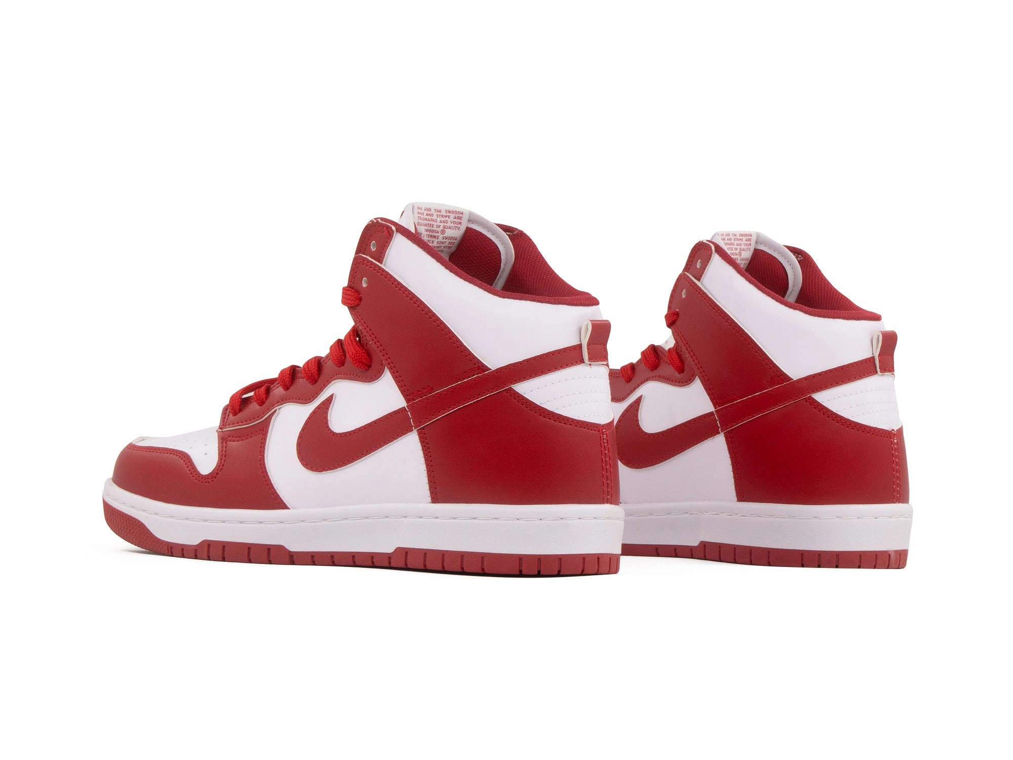 Tenis Dunk Bota Blanco Rojo low - arch shoes road shoes