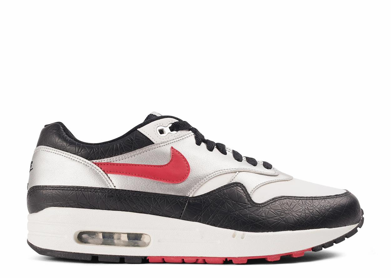 Light   Weight Design Air Max 1 "Metallic Silver Black Red" (2008)