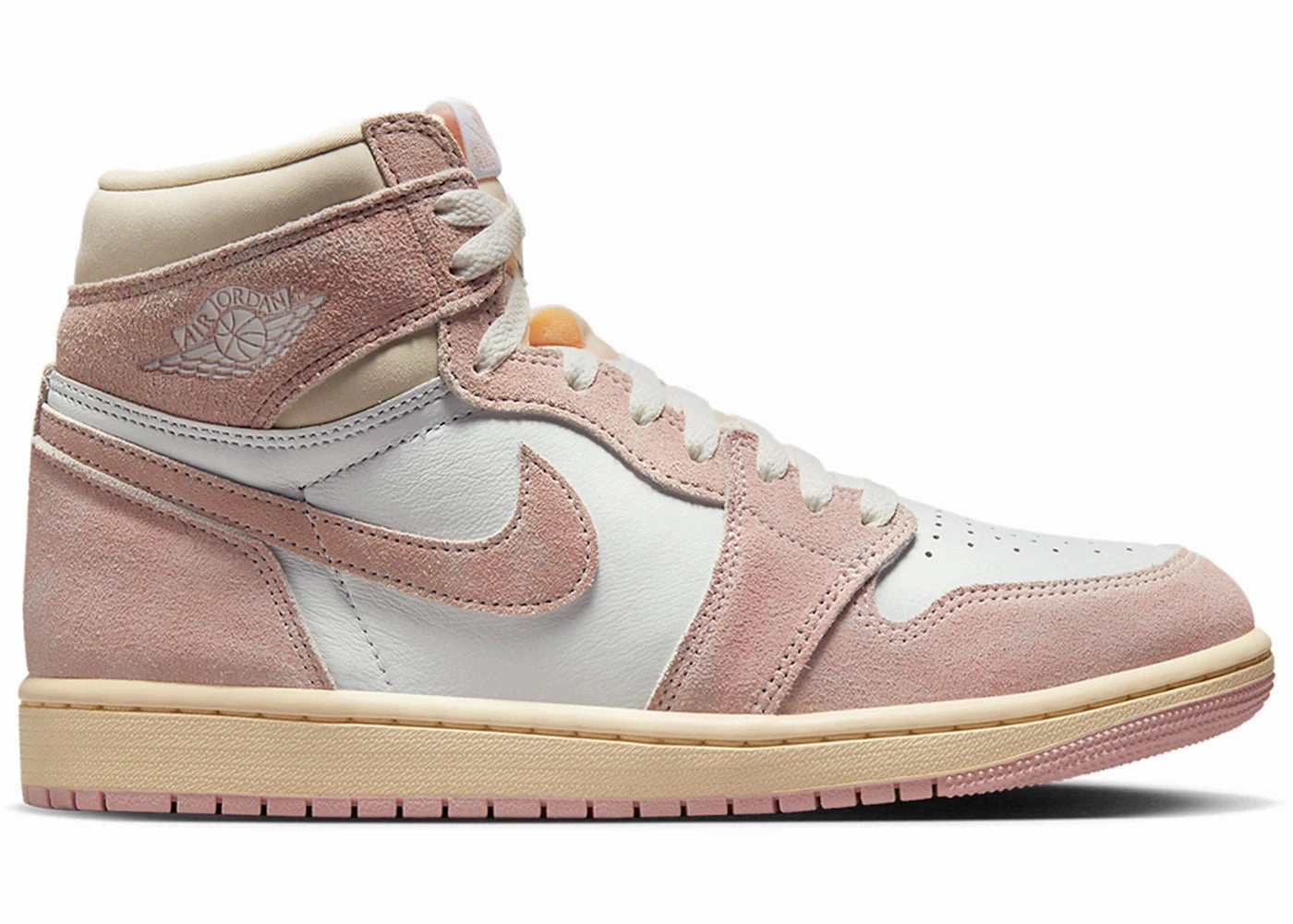 Jordan 1 Retro High OG Washed Pink Energy Return EVA Foam Lightweight Comfort